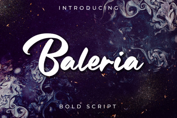 Baleria: A Sweet, Charming Handwritten Font