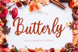 Butterly: Where Elegant Script Meets Sweet Sophistication