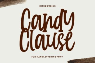 Candy Clause: A Whimsical Script Font