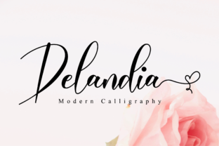 Delandia: A Classy Script Font for Elegant Design Projects