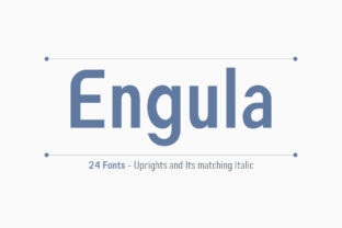 Engula: A Versatile Sans Serif Font Family
