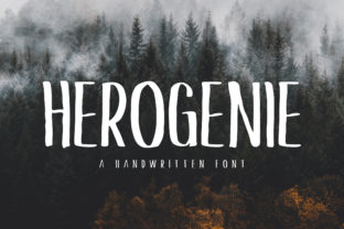 Herogenie: The Handwritten Font That Feels Like It Was Written Just for You