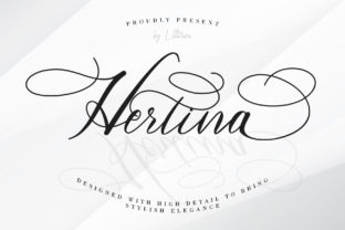 Hertina: A Romantic Modern Script Font