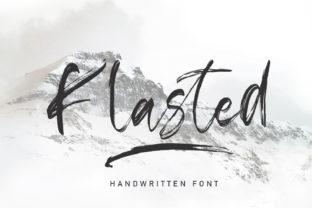 Klasted: A Raw, Adventurous Brush Script for Authentic Creative Expression