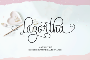 Lazortha: A Distinctive Handwritten Font for Purposeful Expression