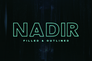 Nadir: A Bold Sans Serif Font for Impact and Clarity