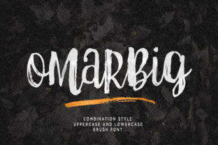 Omarbig: A Natural Script Font for Timeless Design