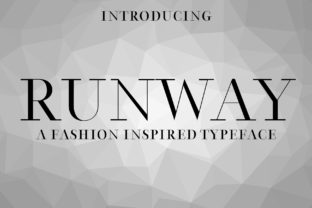 Runway: The Editorial Serif That Elevates Fashion Design
