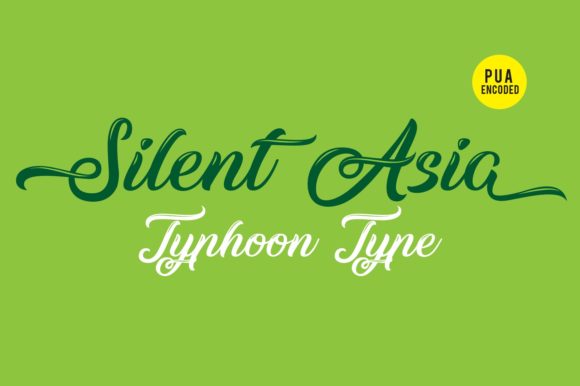 Silent Asia: A Font of Modern Elegance