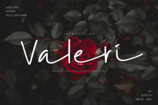 Valeri: A Sweet, Modern Script Font